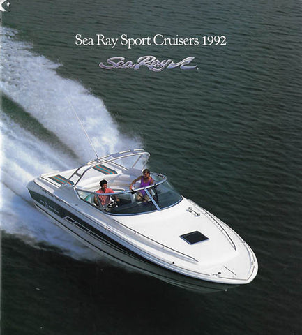 Sea Ray 1992 Sport Cruisers Brochure