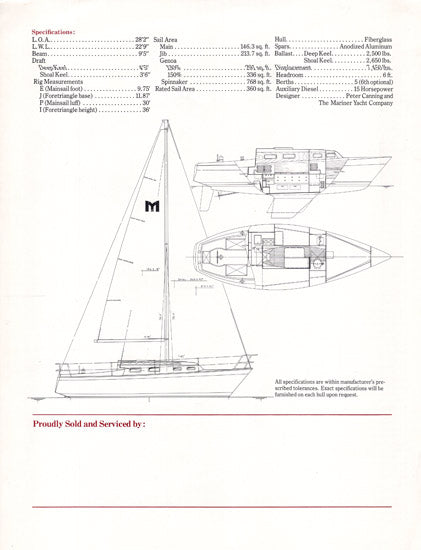 Mariner 28 Brochure