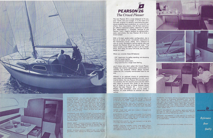 Pearson 26 Brochure