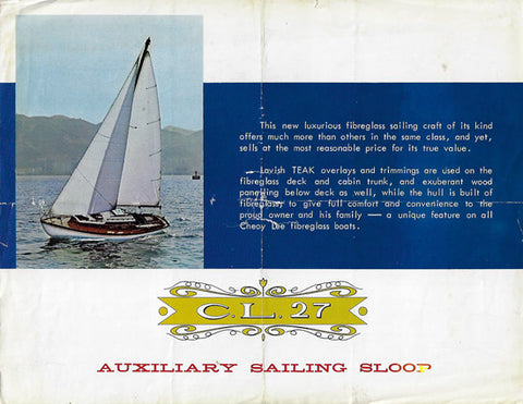 Cheoy Lee 27 Brochure