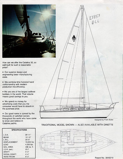 Catalina 30 Brochure