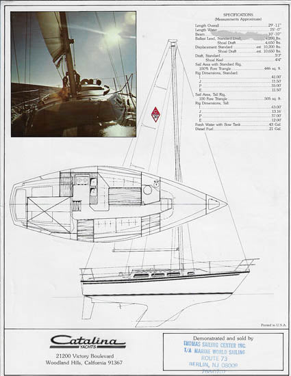 Catalina 30 Brochure