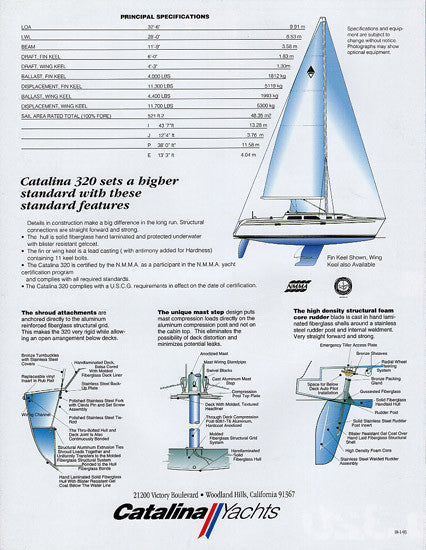Catalina 320 Brochure