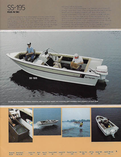Sea Nymph 1984 Brochure – SailInfo I boatbrochure.com