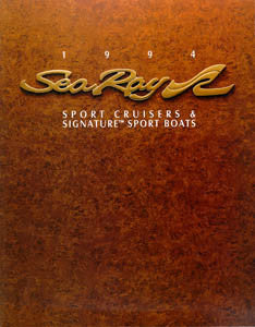 Sea Ray 1994 Sport Cruisers & Signature Sport Boats Brochure
