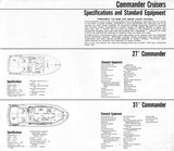 Chris Craft 1970 Commander Specification Brochure