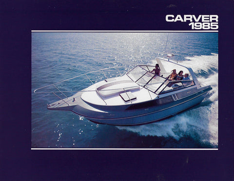 Carver 1985 Brochure