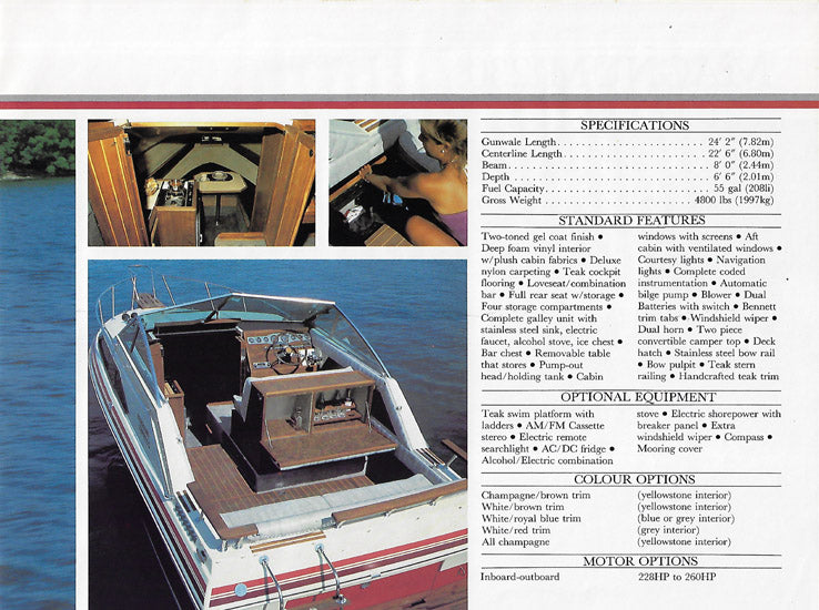 Thundercraft 1984 Brochure