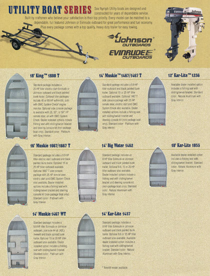 Sea Nymph 1998 Jon & Utility V Brochure