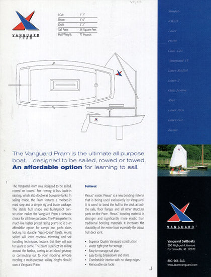 Vanguard Pram Brochure