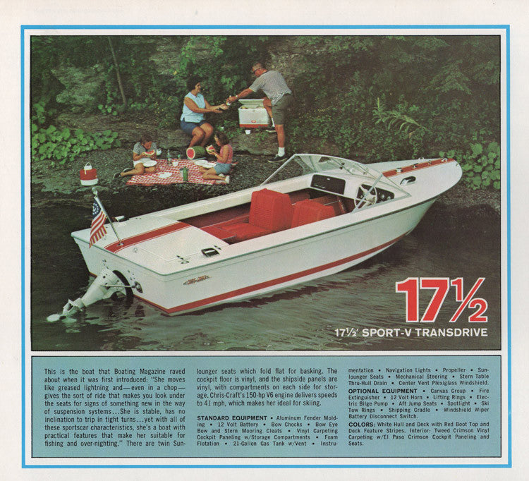 Chris Craft 1968 Corsair / Lancer Brochure