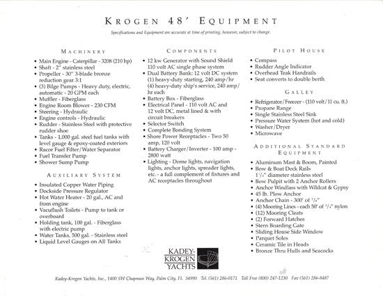 Krogen 48 Brochure