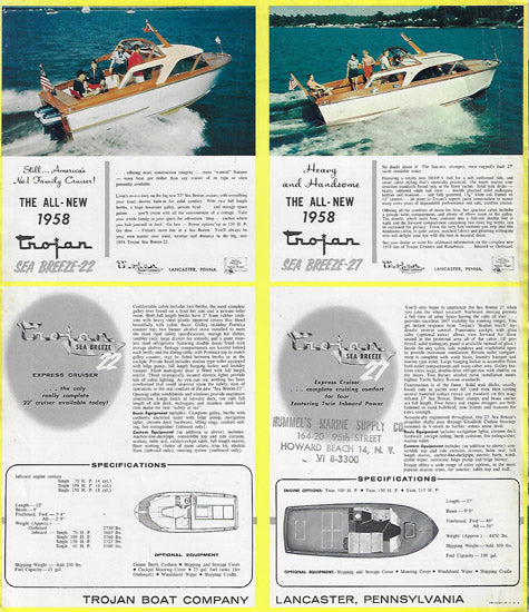 Trojan 1958 Brochure
