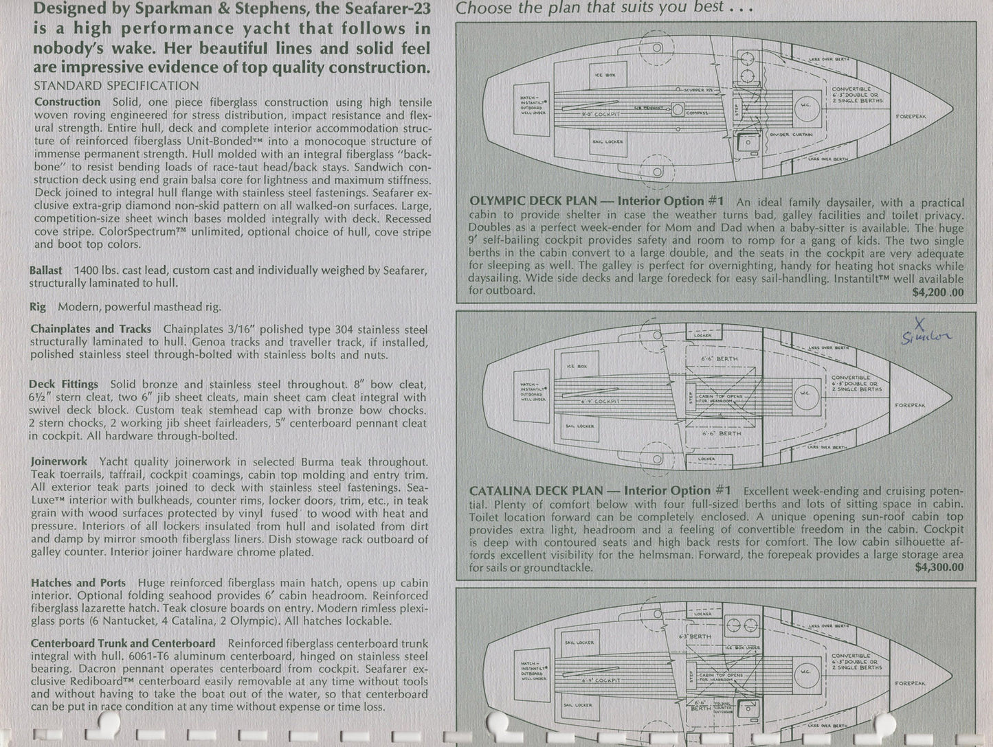 Seafarer Sail’n Trail 23 Brochure