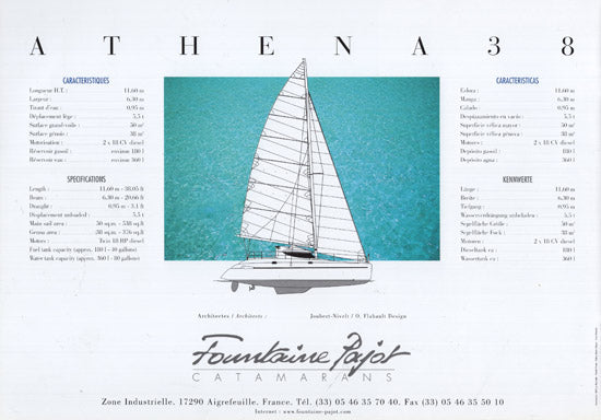 Fountaine Pajot Athena 38 Brochure
