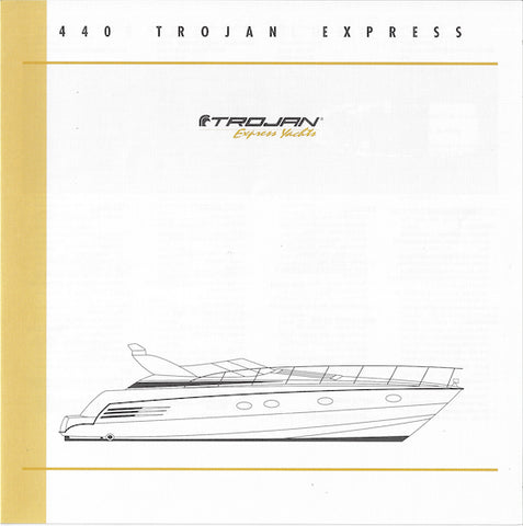 Trojan 440 Express Specification Brochure (2001)