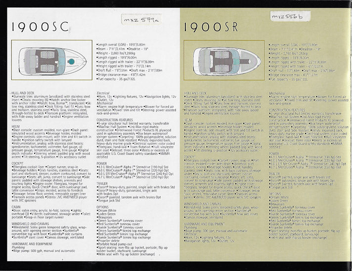 Maxum 2000 Sport Boats Brochure