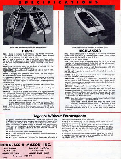 D&M Thistle & Highlander Brochure