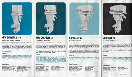 Chrysler 1966 Outboard Brochure
