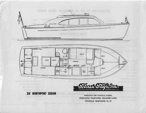 Correct Craft Northport 26 Cruiser Brochure