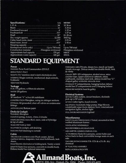 Allmand 34 Classic Brochure