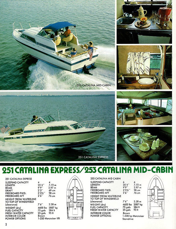 Chris Craft 1984 Cruisers Brochure
