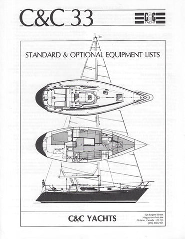 C&C 33 Specification Brochure