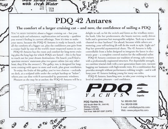 PDQ Antares 42 Passagemaker Brochure