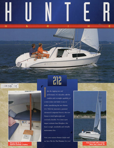 Hunter 212 Brochure