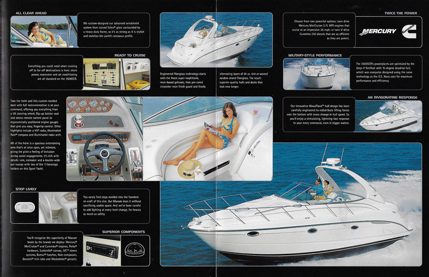 Maxum 3500SCR Sport Yacht Brochure