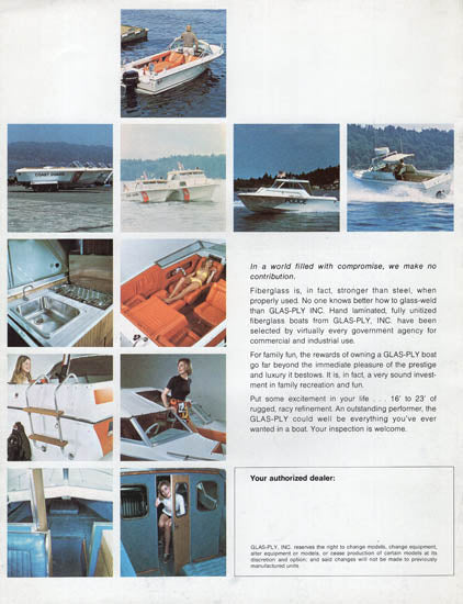 Glas Ply 1970s Brochure
