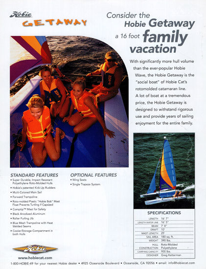 Hobie Cat Getaway Brochure
