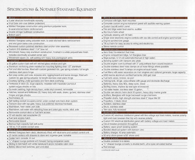 Rampage 38 Express Brochure