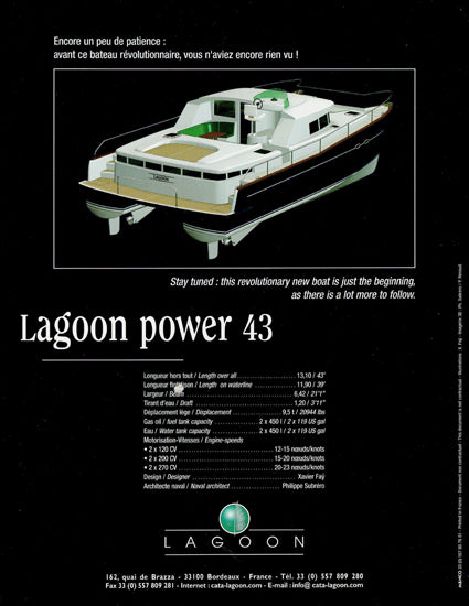 Lagoon 43 Power Brochure