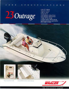 Boston Whaler Outrage 23 Brochure