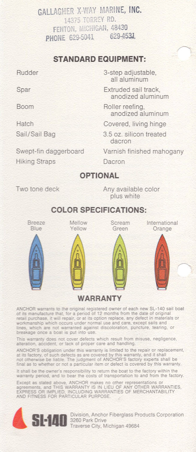 SL-140 Brochure
