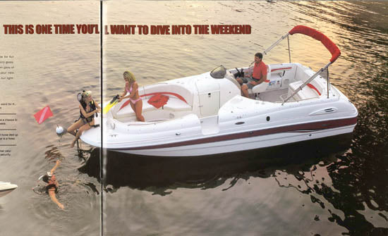 Chaparral 2001 Sunesta Deck Boats Brochure