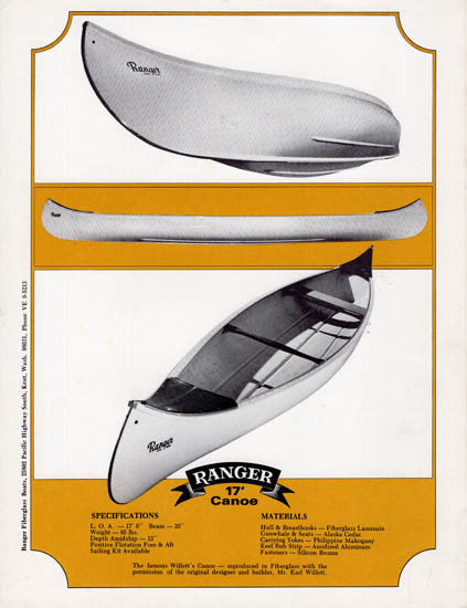 Ranger 17 Canoe Brochure