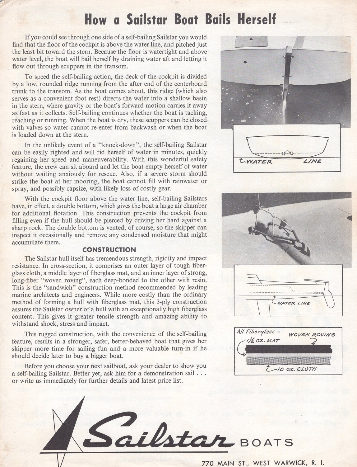 Sailstar Self Bailing Brochure