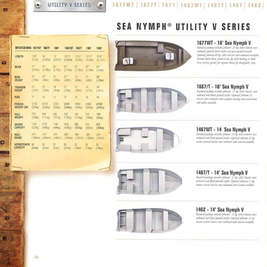 Lowe 2001 Fishing Brochure