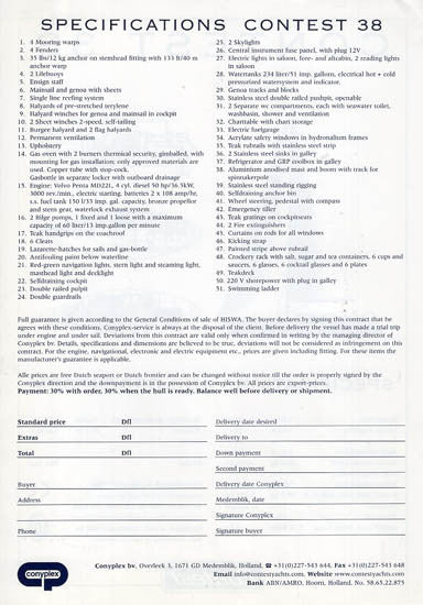 Contest 38 Specification Brochure