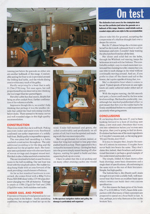 Contest 37 Yaching World Magazine Reprint Brochure