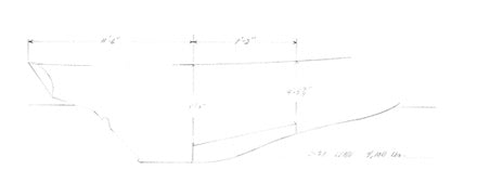Columbia 29 Lead Keel Plan