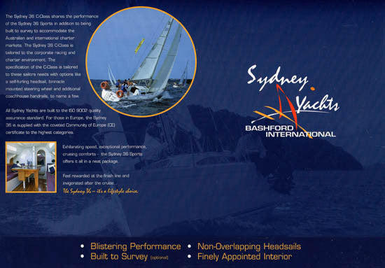 Sydney 36 Sport Brochure
