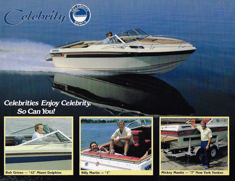 Celebrity 1980s Brochure