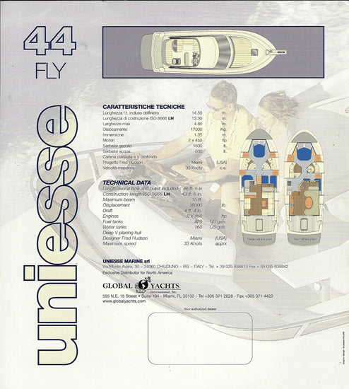 Uniesse 44 Fly Brochure