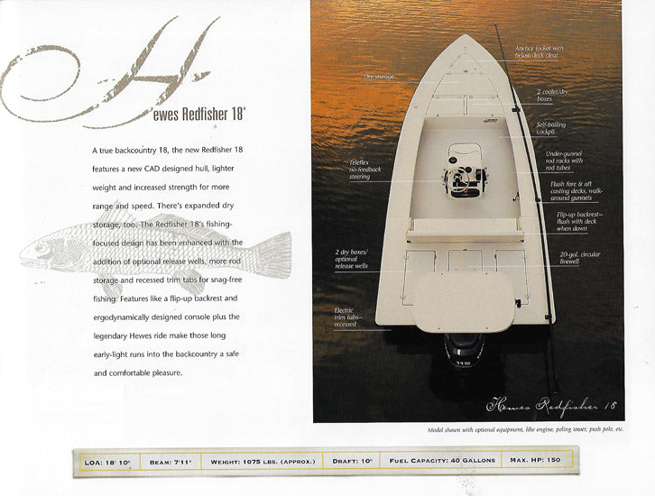 Hewes 2001 Brochure