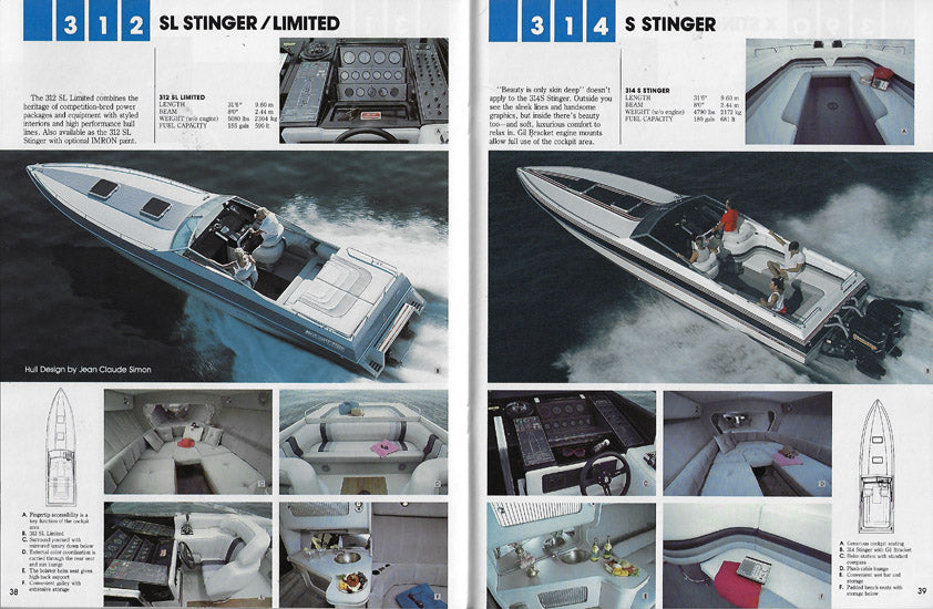Chris Craft 1986 Sport Boats Brochure