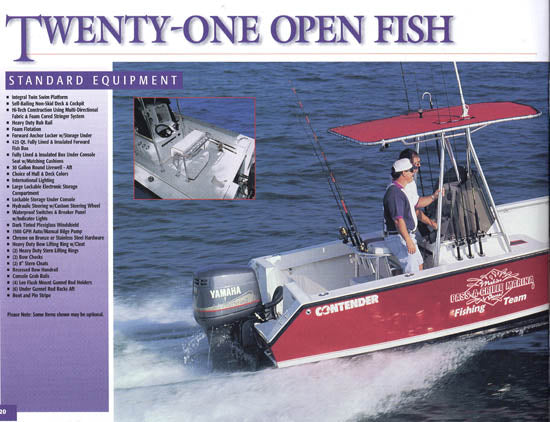 Contender 2001 Brochure
