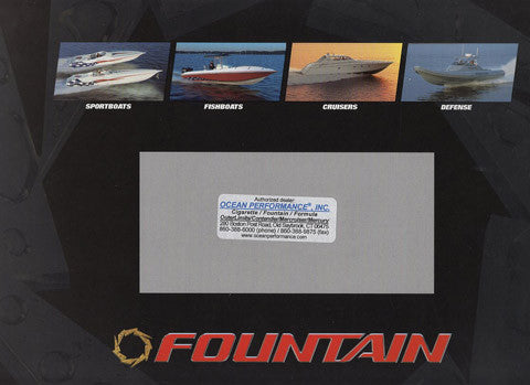 Fountain 2000 Fishboats Brochure